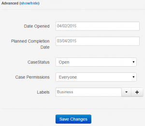case management software, excel, advanced options, AgileCase, Customer management