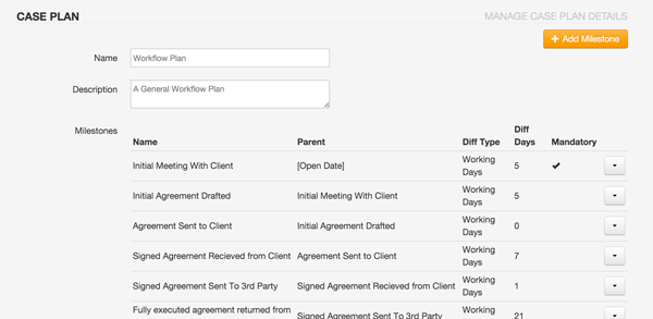 Case Management Extendable Features